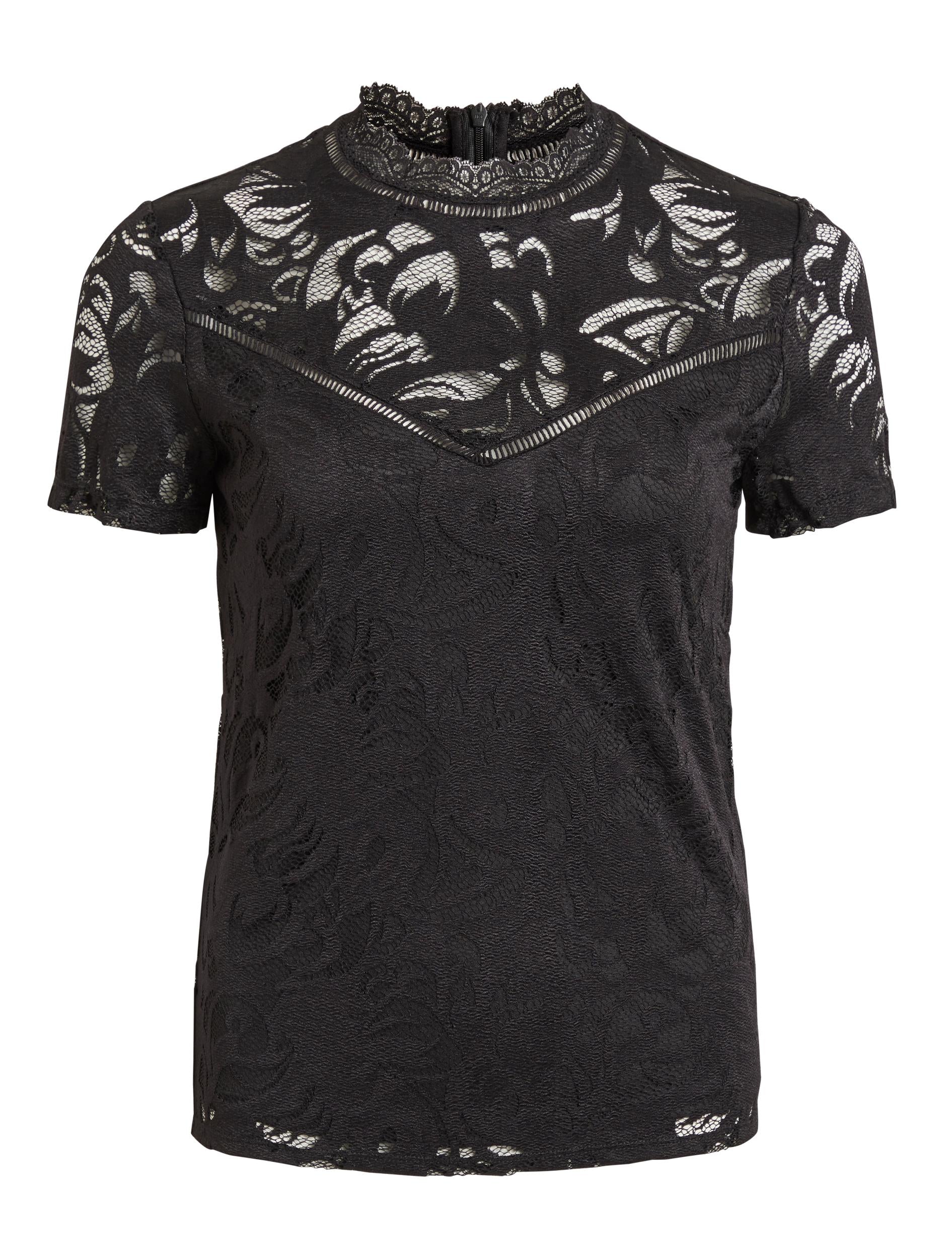 TASIA LACE TOP (BLACK) - Image 5