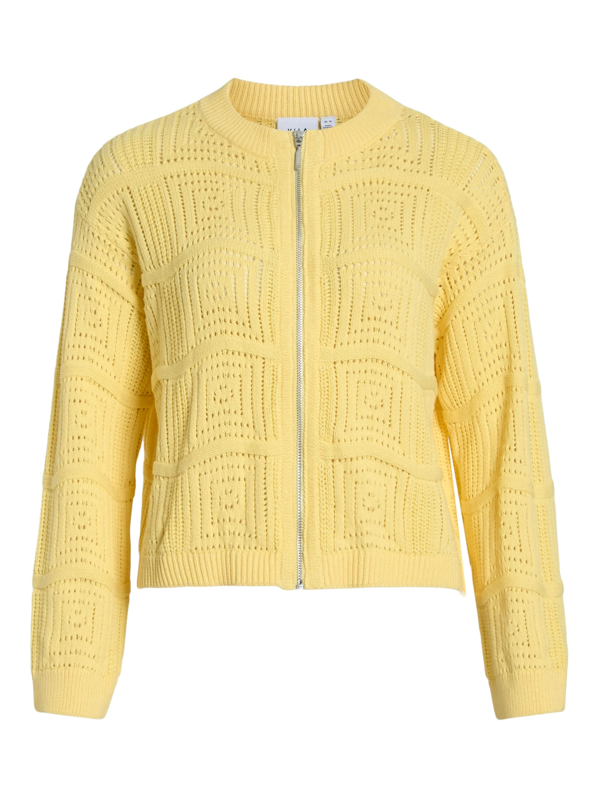 Tasmin Zipped Cardigan (Pale Banana) - Image 2