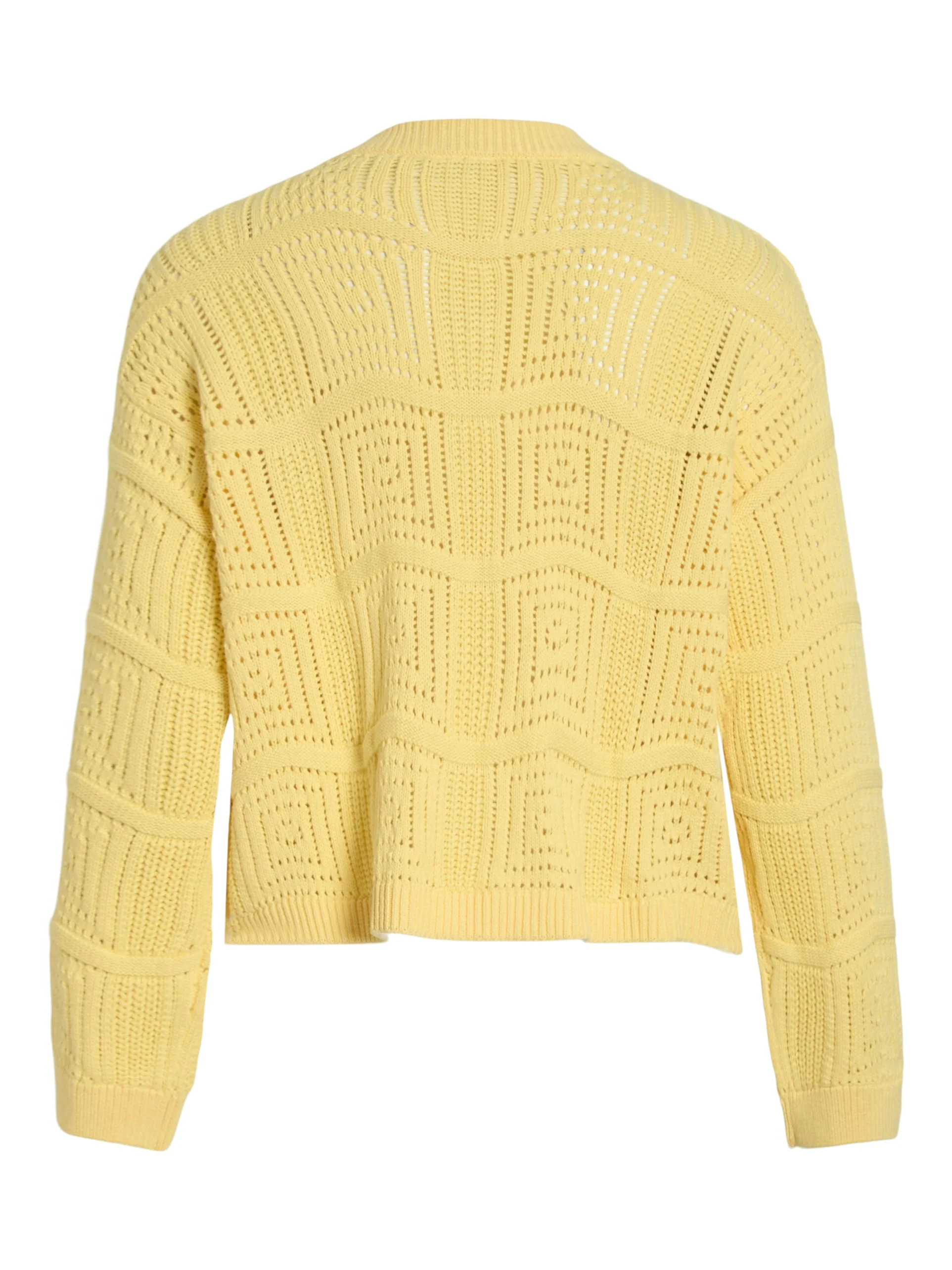 Tasmin Zipped Cardigan (Pale Banana) - Image 3