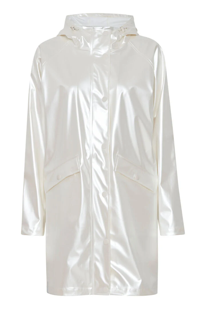 TAZAMI HOODED COAT (DUSTY SILVER) - Image 3