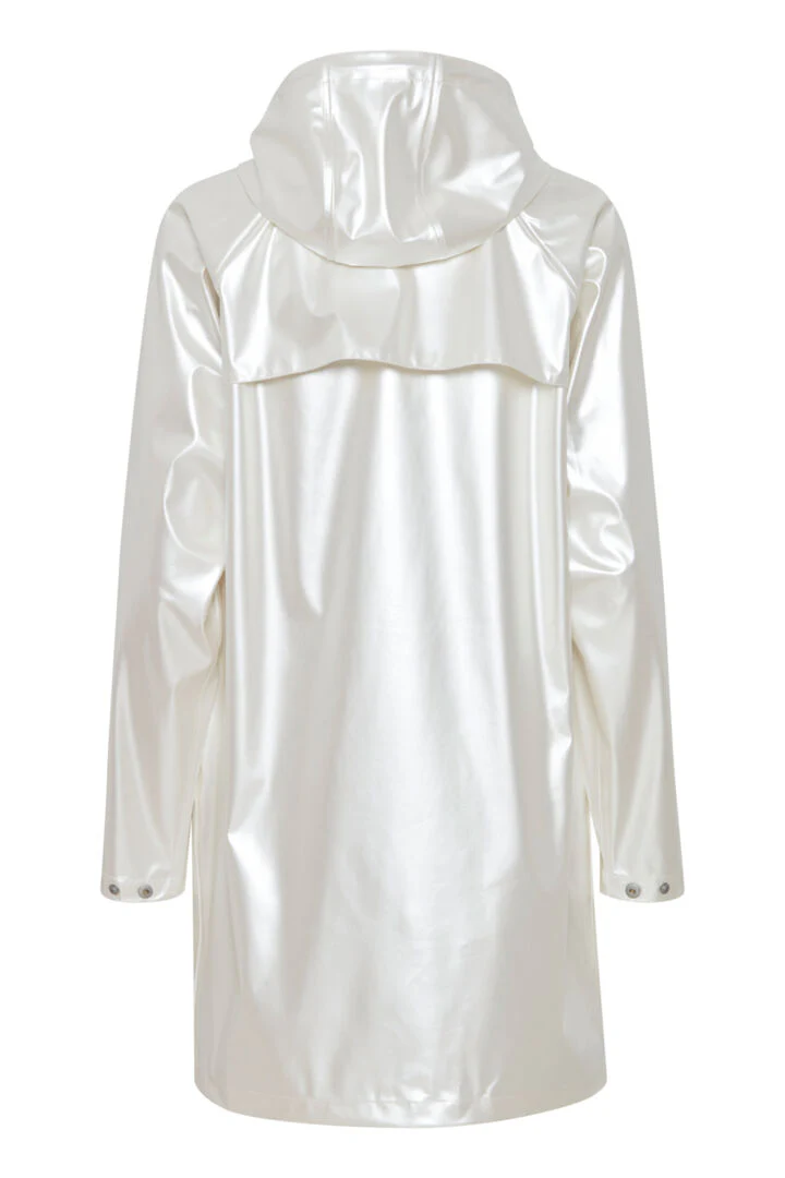 TAZAMI HOODED COAT (DUSTY SILVER) - Image 4