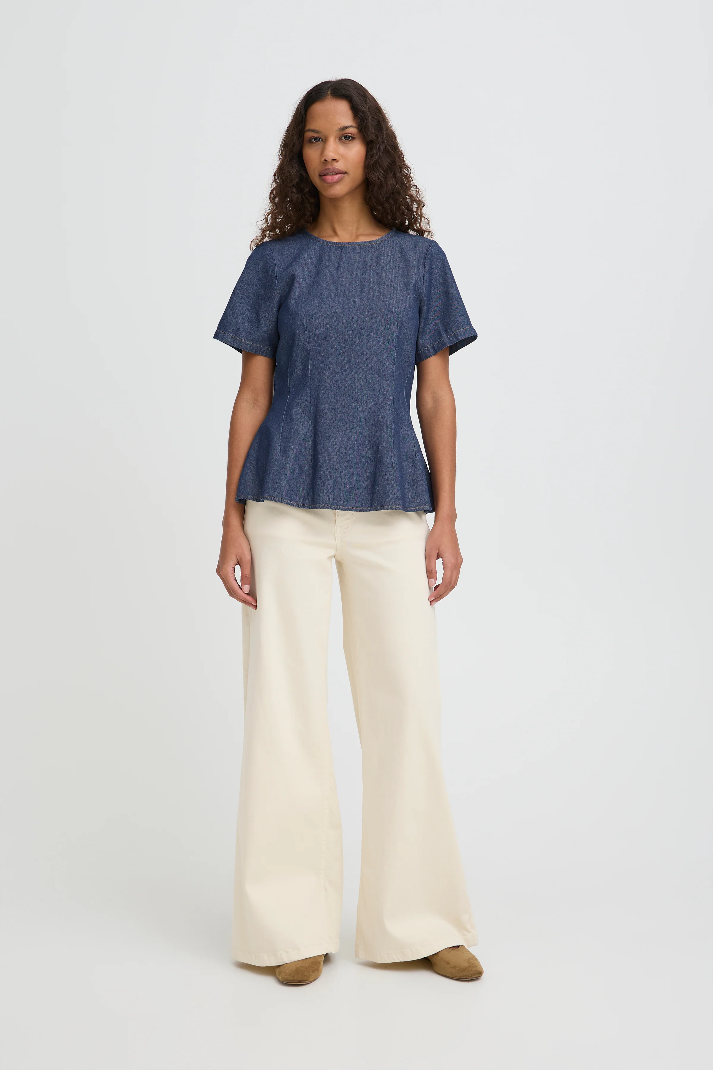 Tessa Denim Top (Denim) - Image 2