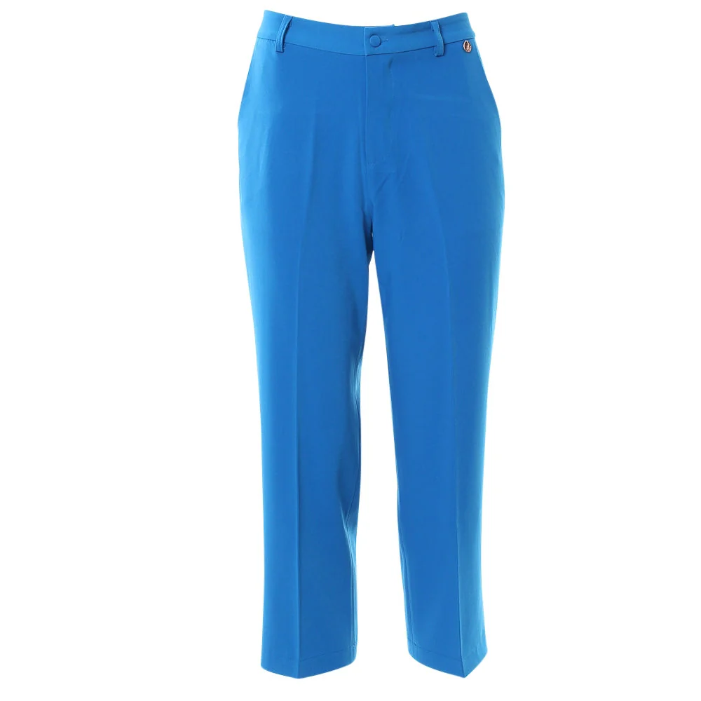 THE MOLLY CROPPED TROUSERS (ROYAL BLUE) - Image 4