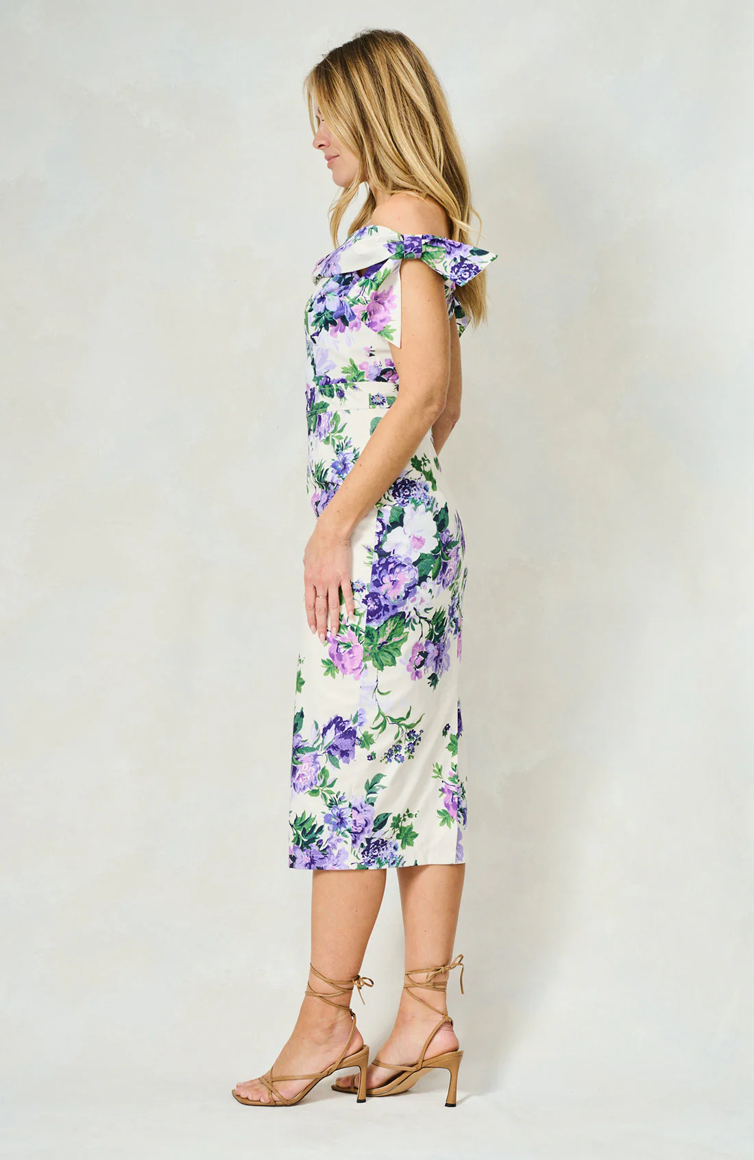 The Suzette Midi Dress (Purple) - Image 7