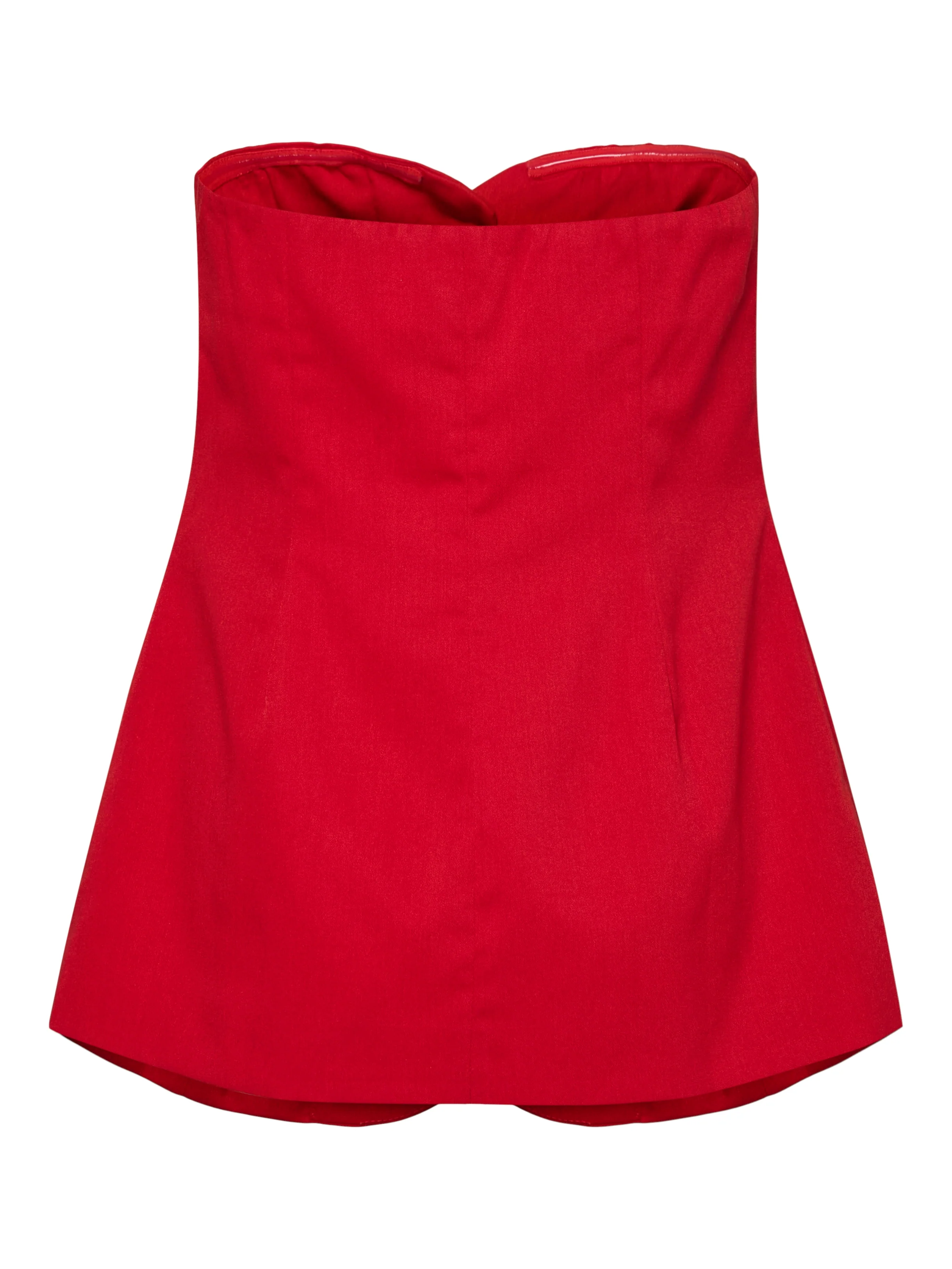 Tina Tailored Tube Top (Red) - Image 3