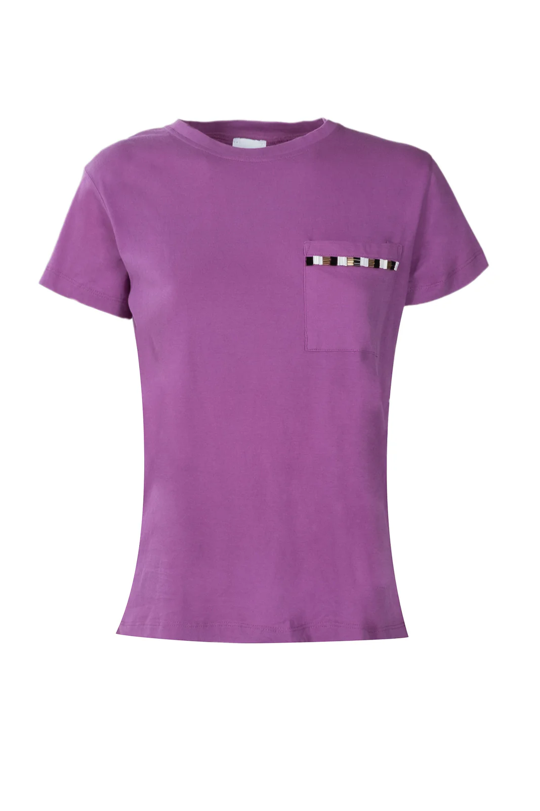 TRAPPY T-SHIRT WITH EMBROIDERED POCKET - Image 4