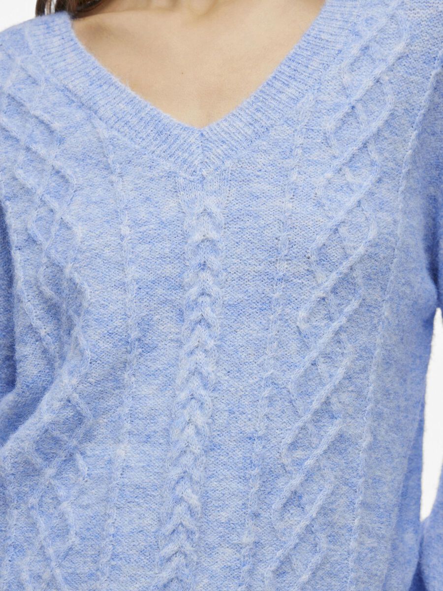 Ulani V-Neck Jumper (Kentucky Blue) - Image 5