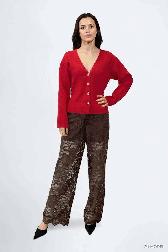 Ursula Cardigan (Jester Red) - Image 3