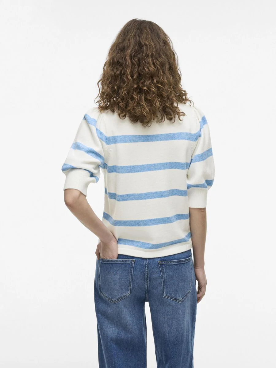 Val Knit Jumper Top (White Alyssum/Blissful) - Image 3