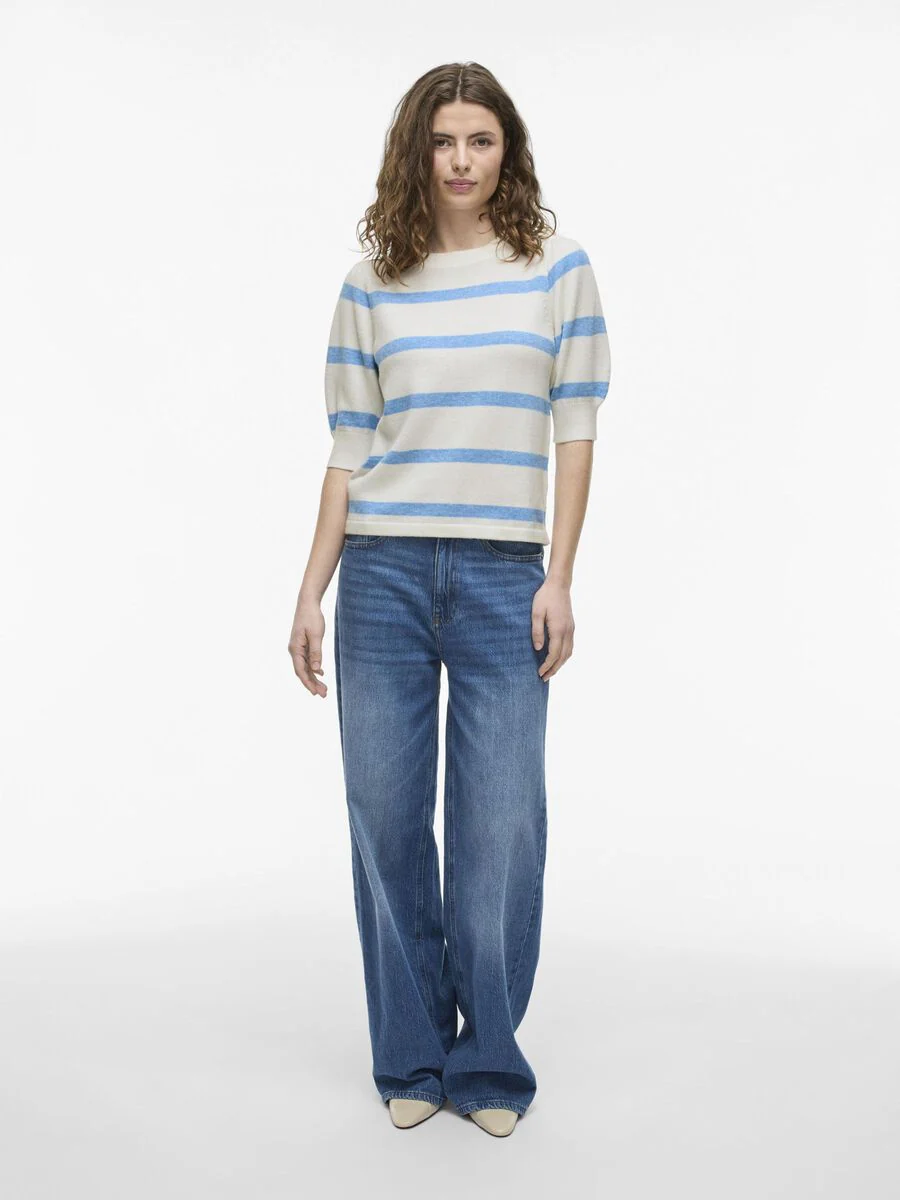 Val Knit Jumper Top (White Alyssum/Blissful) - Image 4
