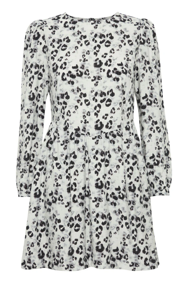 Valarie Mini Dress (Sleet Leopard) - Image 2