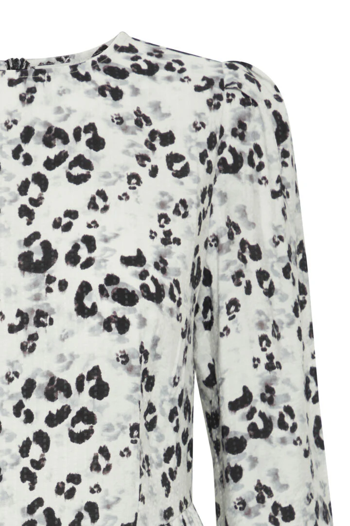 Valarie Mini Dress (Sleet Leopard) - Image 3