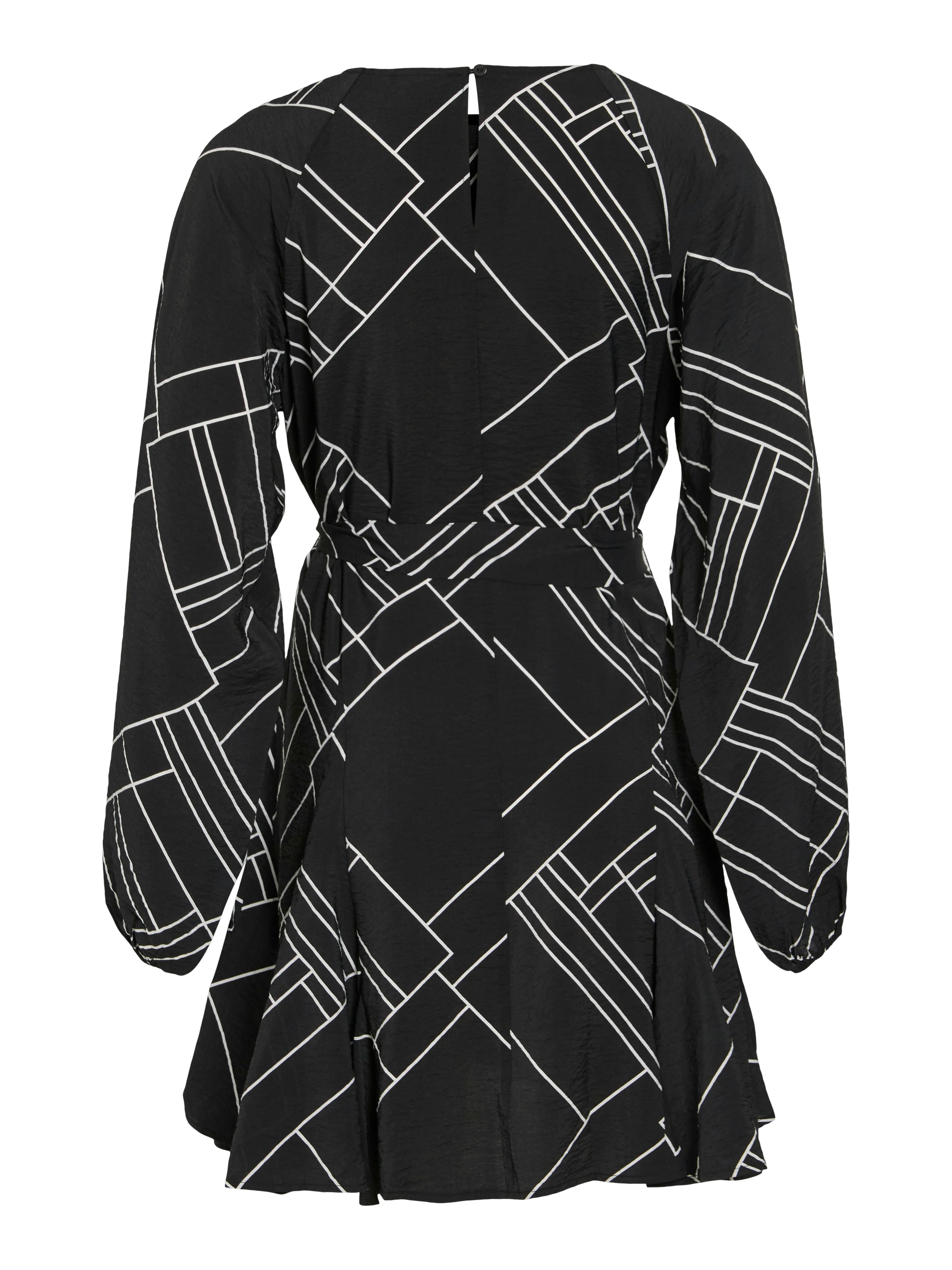 Valerie Long Sleeve Mini Dress (Black Beauty) - Image 6