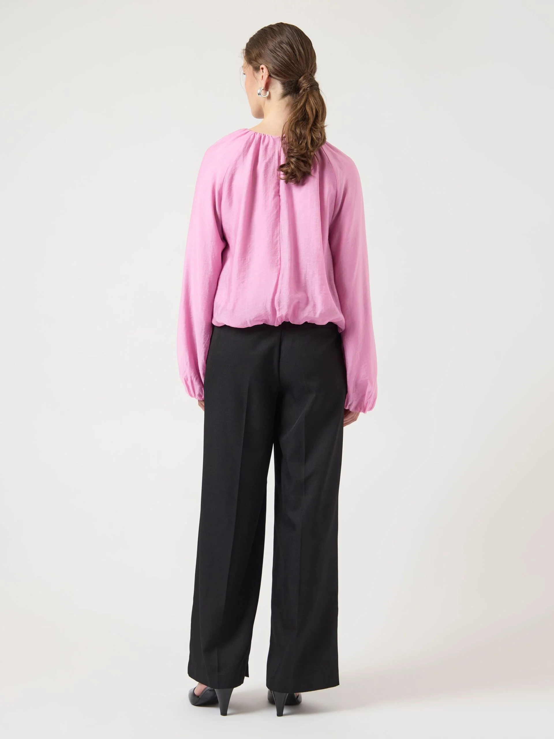 Vallo Balloon Sleeve Top (Moonlite Mauve) - Image 5