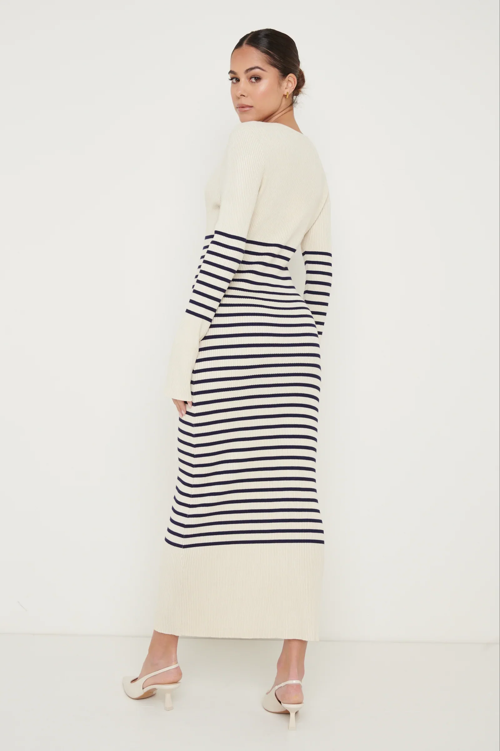 Vanessa Striped Knit Dress - Image 3