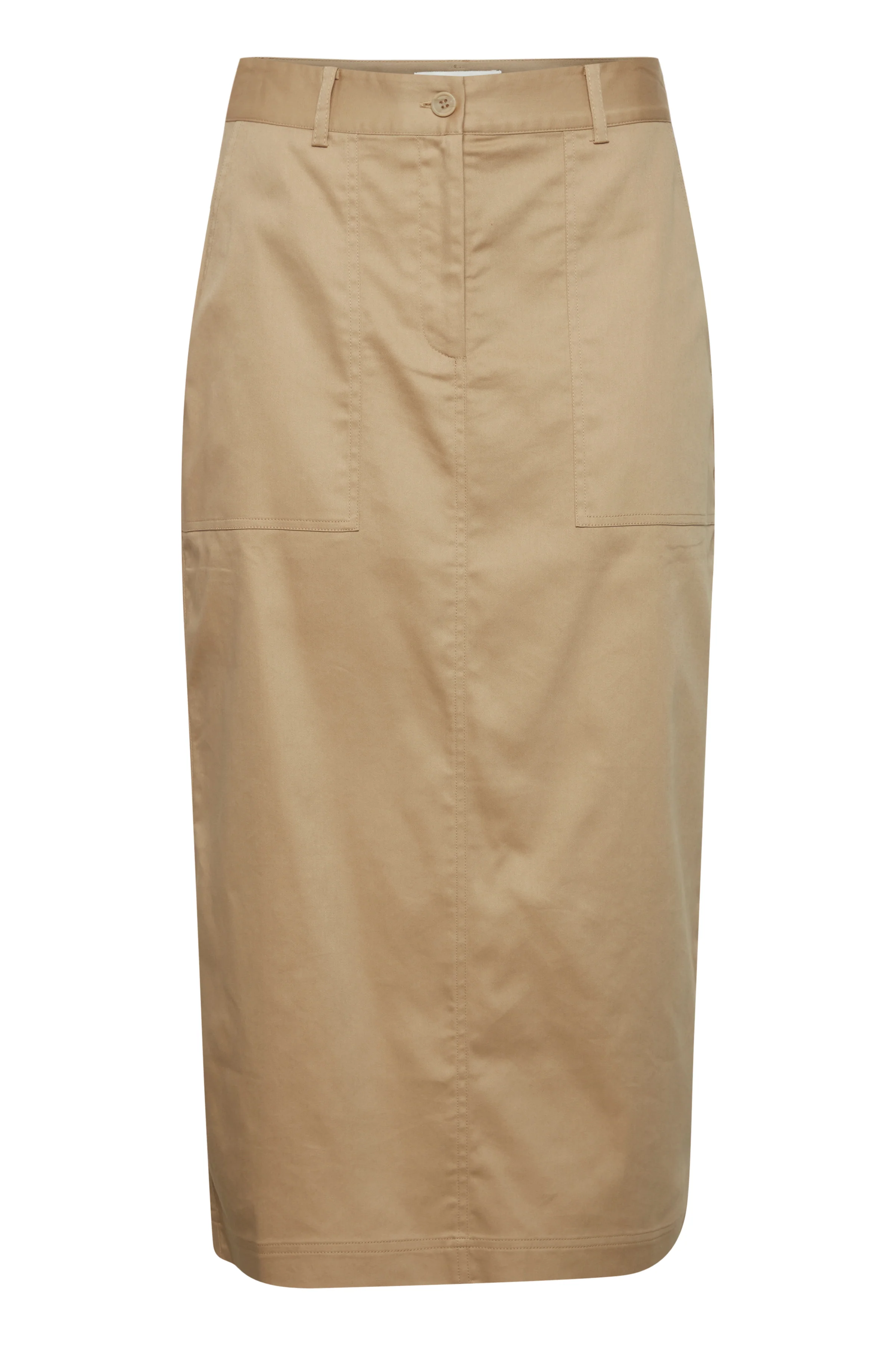 VARGA HIGH WAISTED MIDI SKIRT (CORNSTALK) - Image 2