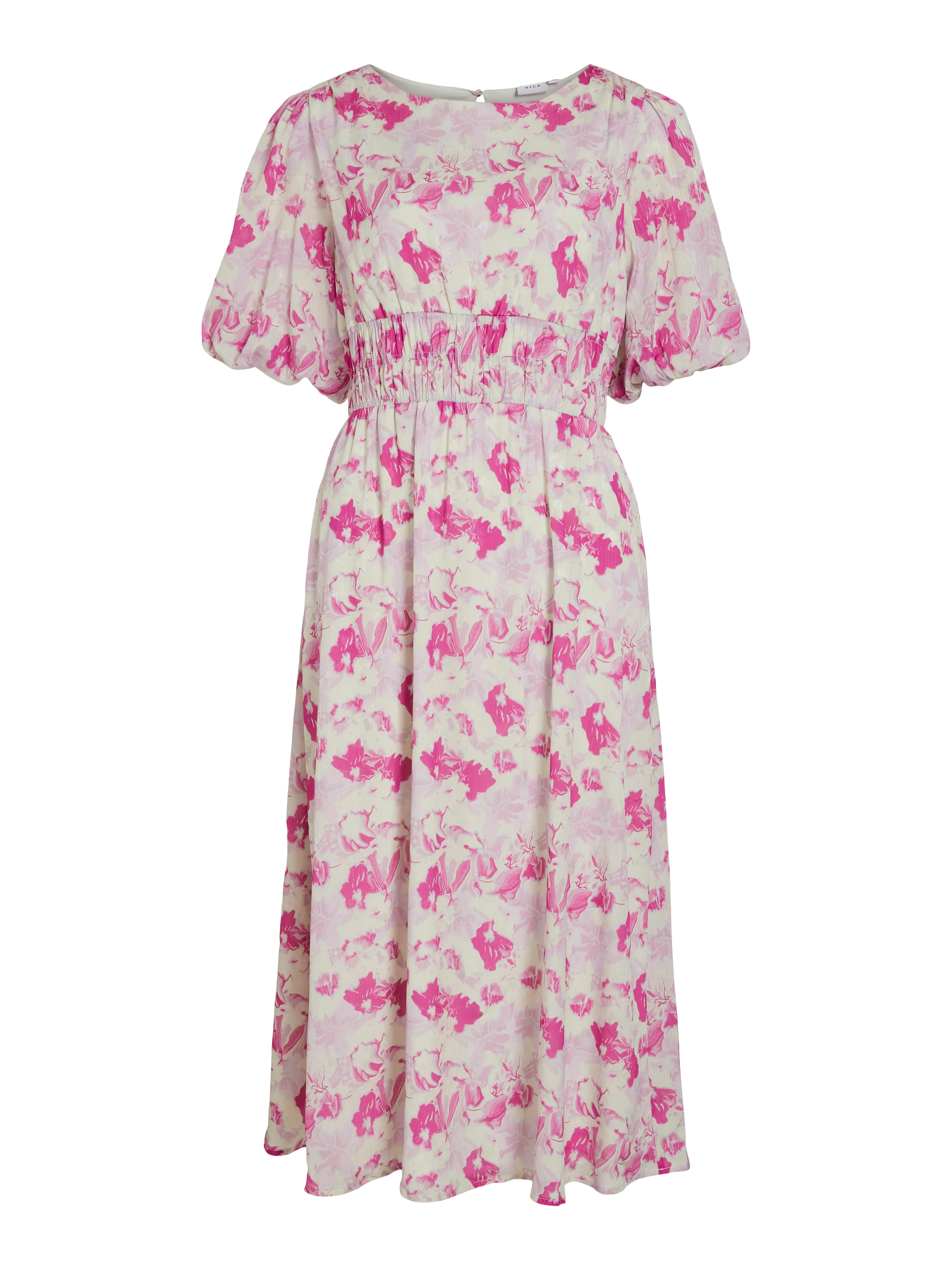 Veda Midi Dress (Raspberry Rose) - Image 2