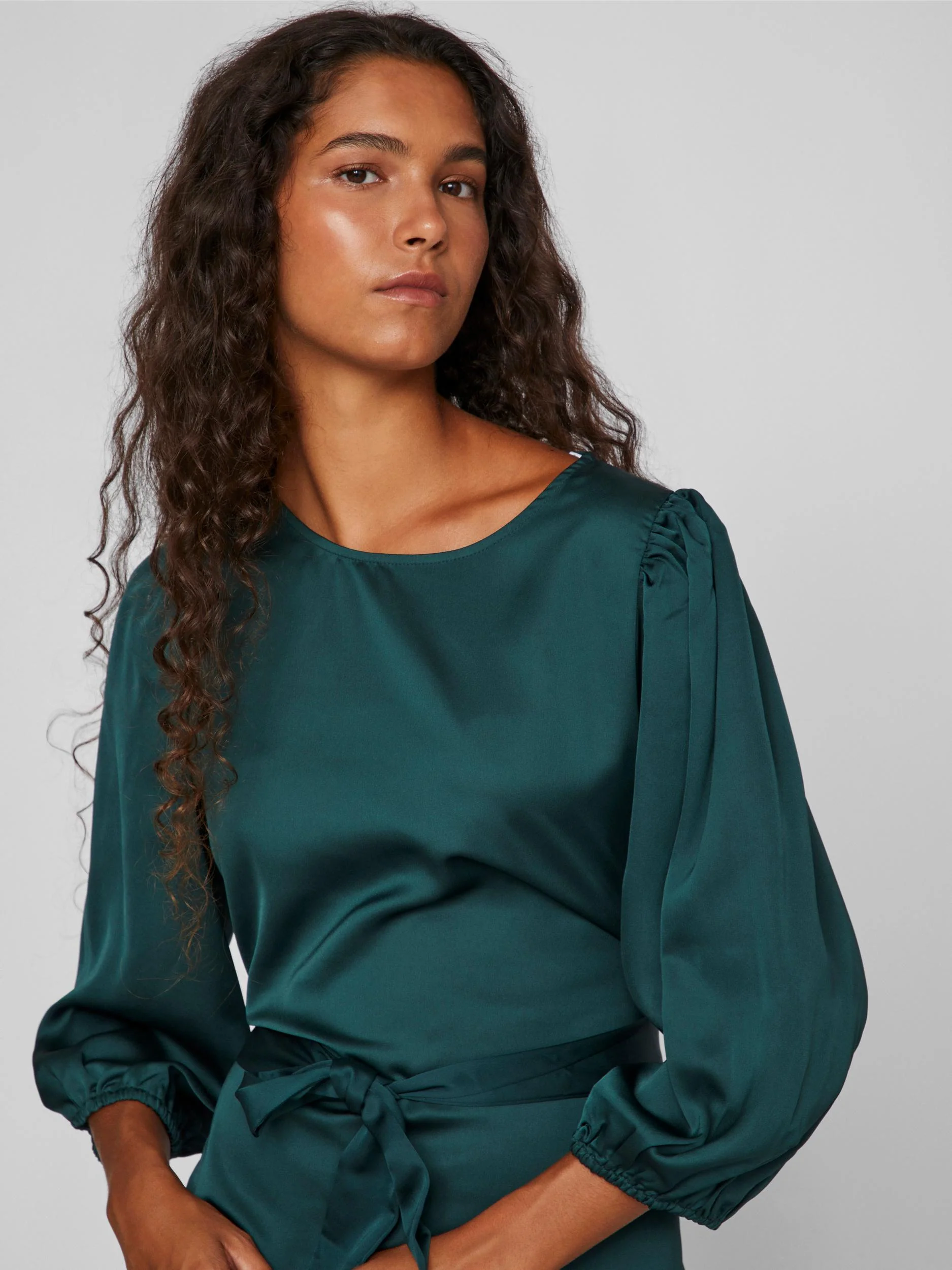 VENUS 3/4 SLEEVE DRESS (PONDEROSA PINE) - Image 4