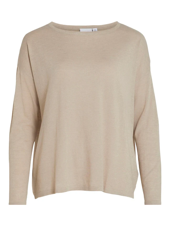 VERA KNIT TOP (NATURAL MELANGE) - Image 5