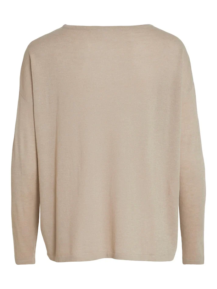 VERA KNIT TOP (NATURAL MELANGE) - Image 6