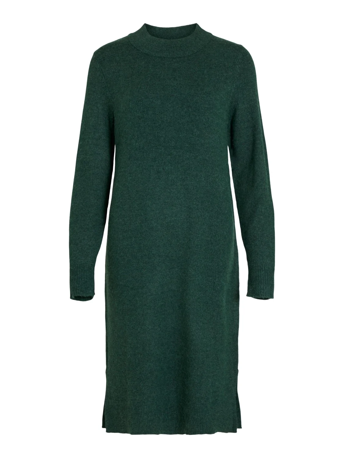 Veronica Crew Neck Midi Dress (Pineneedle/Dark Melange) - Image 6