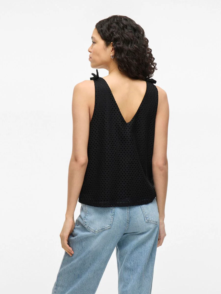 Veronica Sleeveless Top (Black Beauty) - Image 2