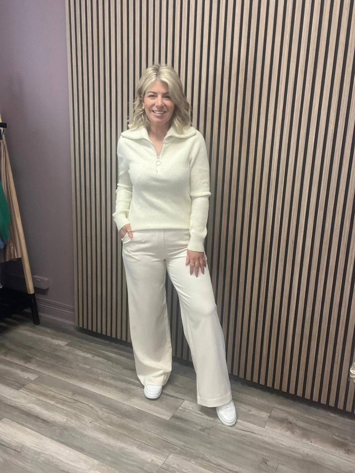 VERONICA ZIP JUMPER (BIRCH) - Image 2
