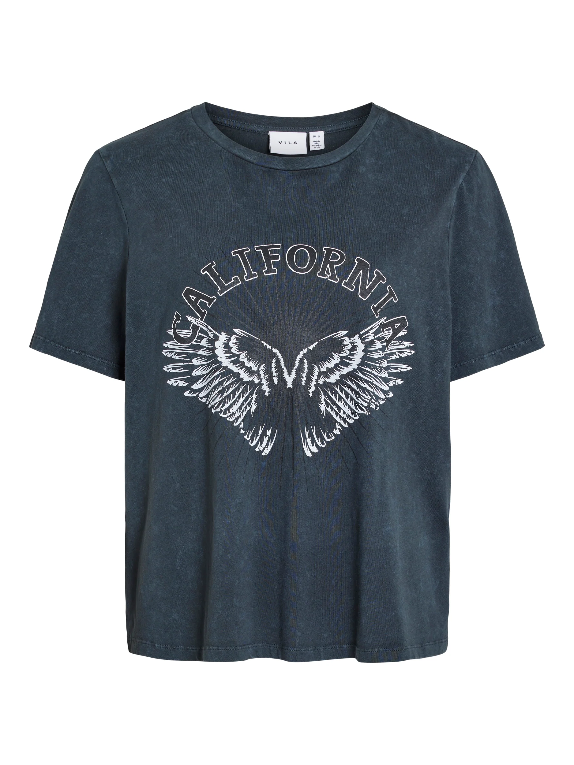 Viaro Slogan T-Shirt (Black) - Image 2