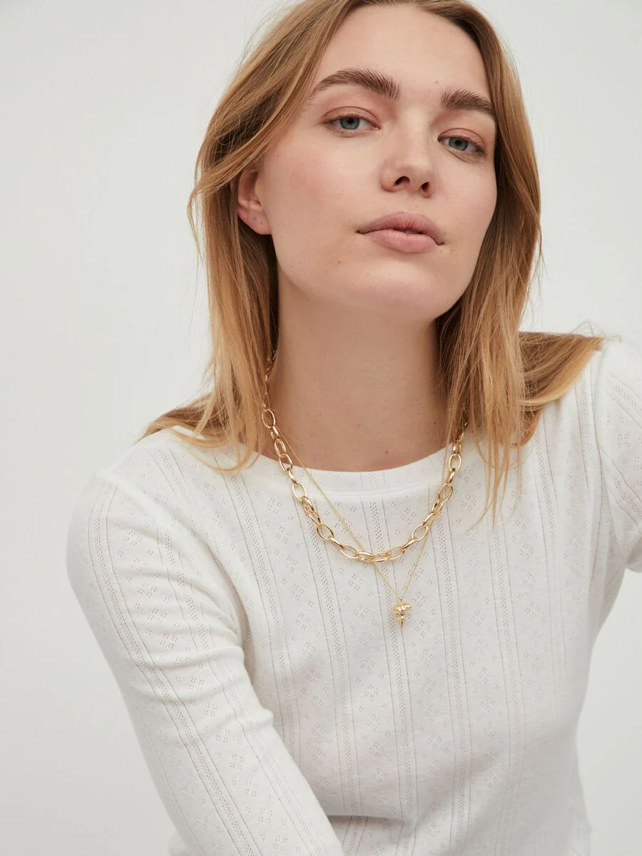 Viceren Layered Necklace (Gold) - Image 2