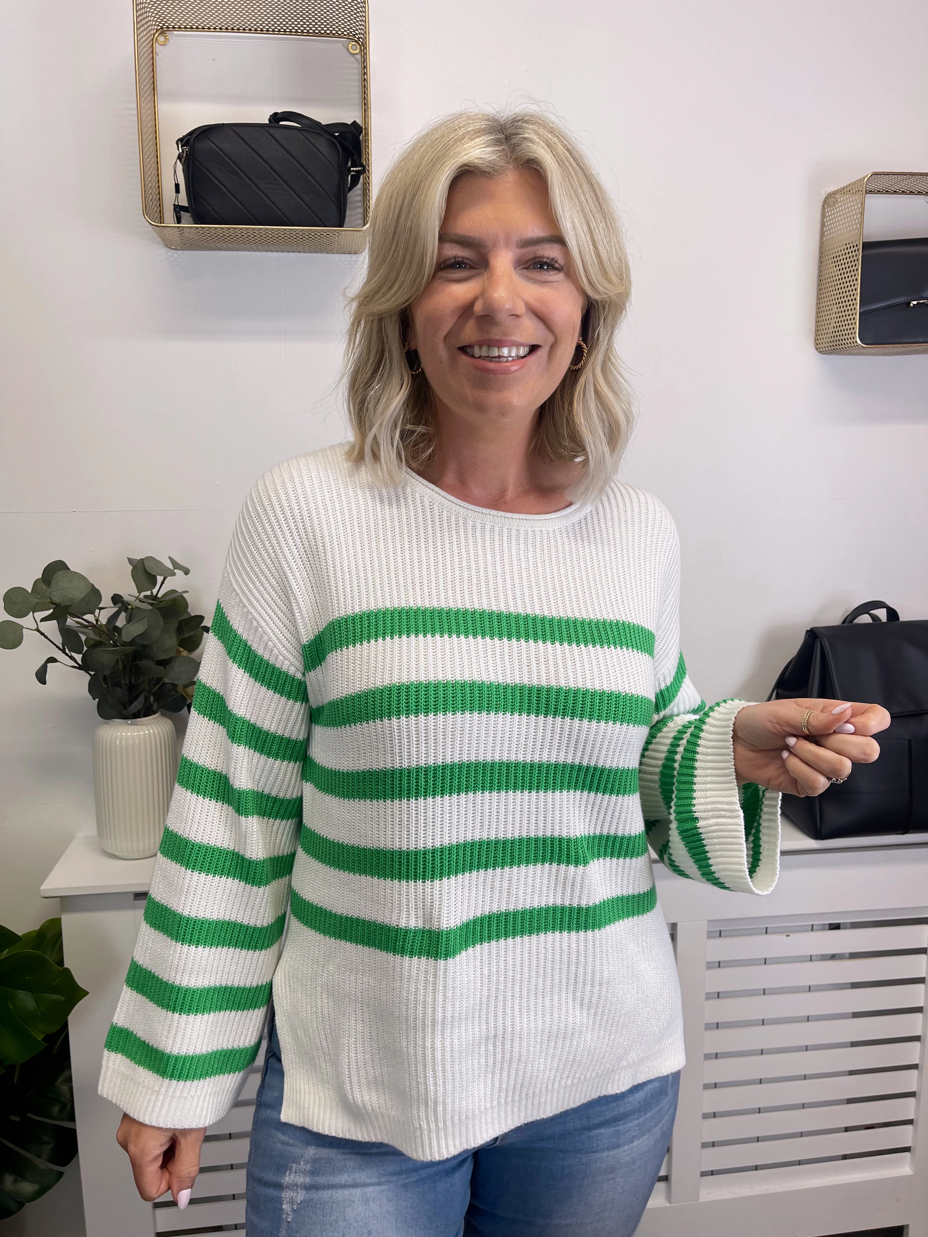 Viching Knit Top (Kelly Green) - Image 2