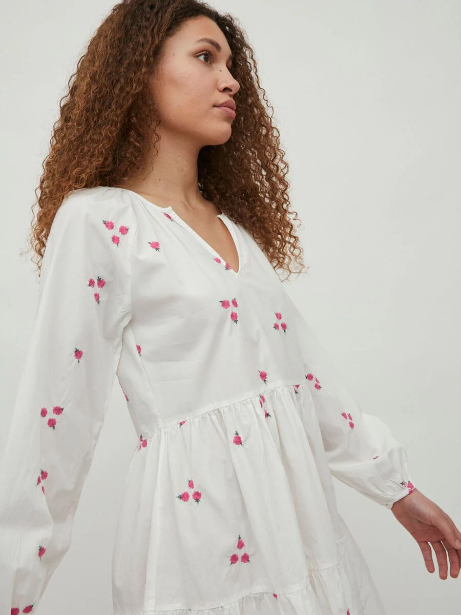 Vidaysi Short Dress (Off White) - Image 3