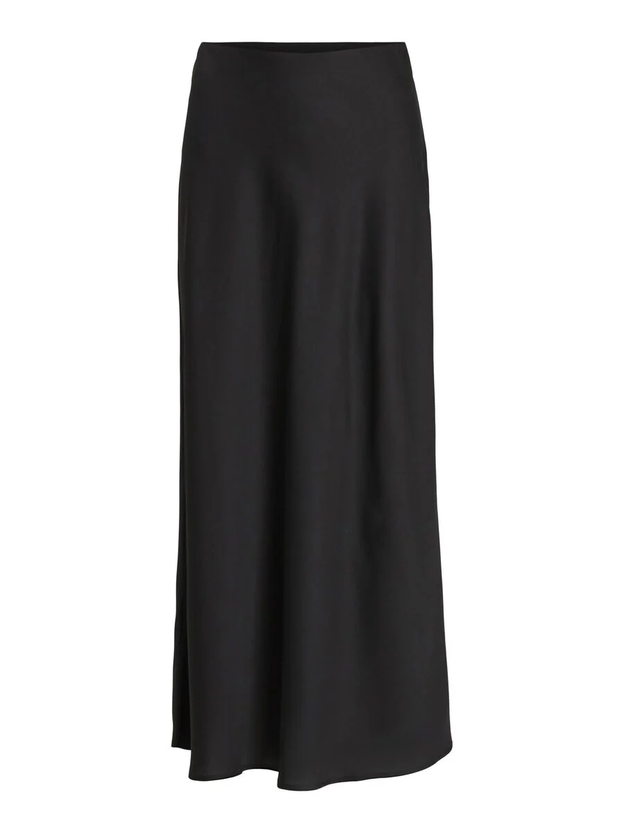 Vielette High Waisted Maxi Skirt (Black) - Image 8