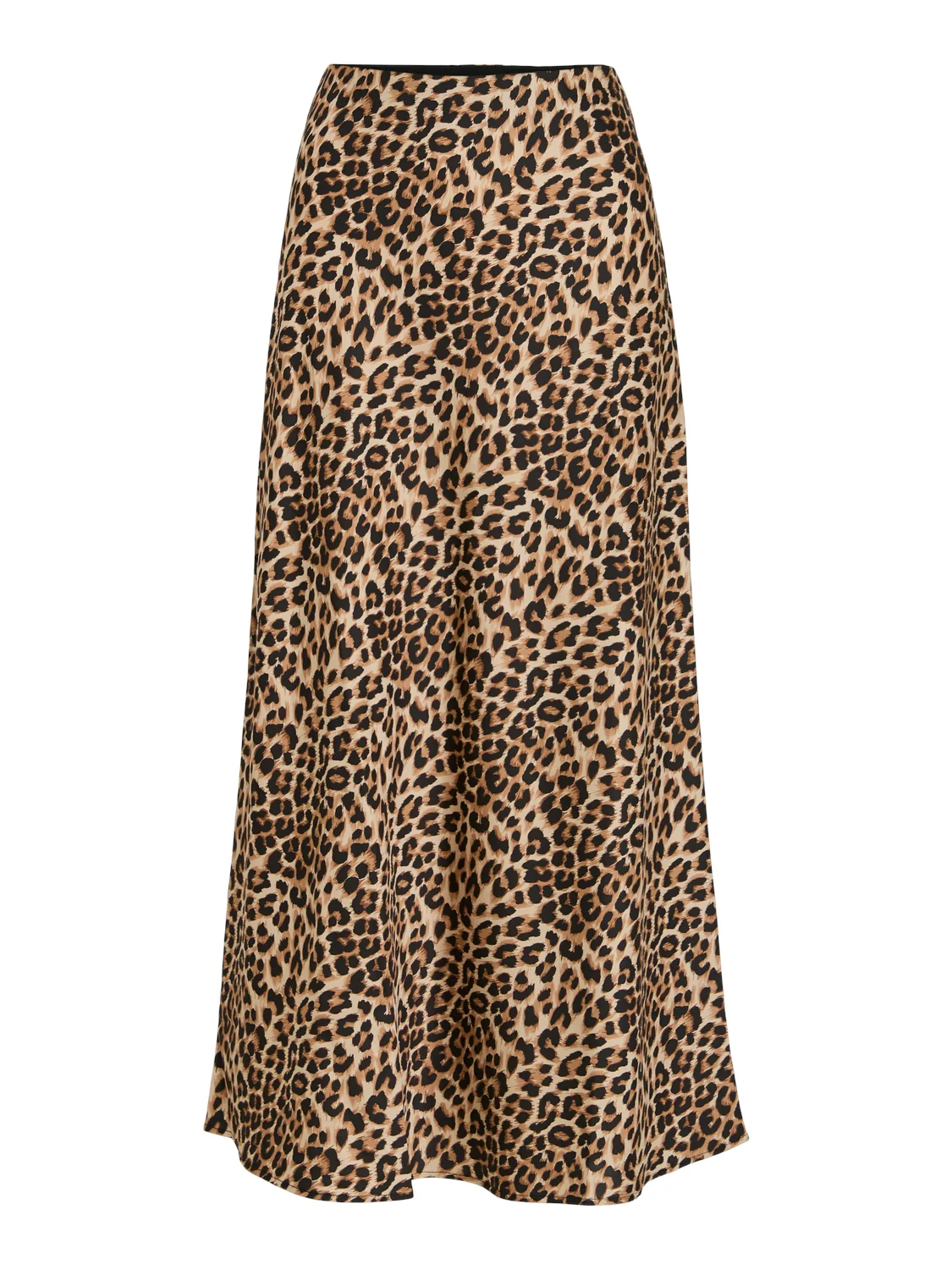 Vielette High Waisted Maxi Skirt (Caramel Cafe/Leopard) - Image 6