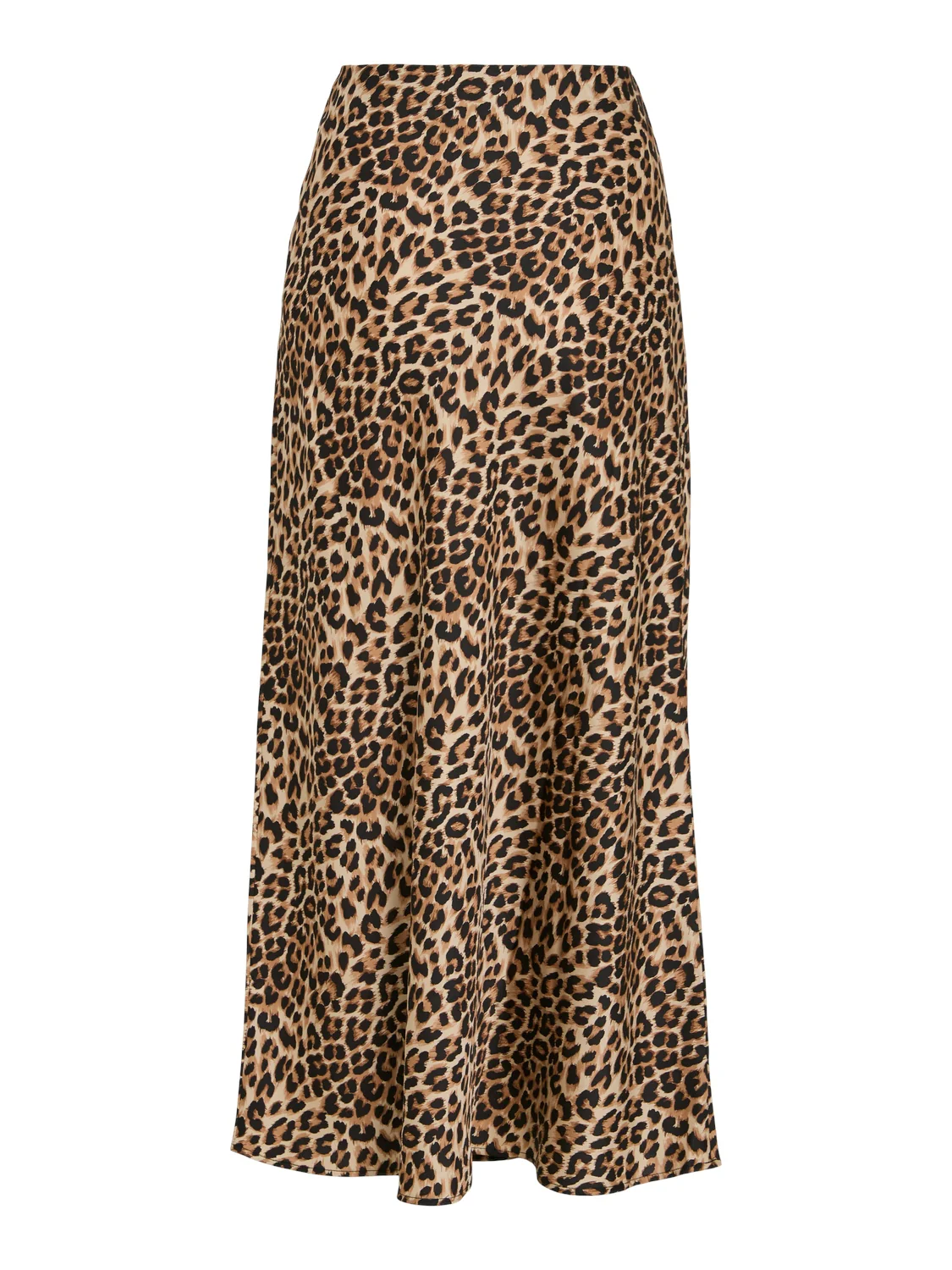 Vielette High Waisted Maxi Skirt (Caramel Cafe/Leopard) - Image 7