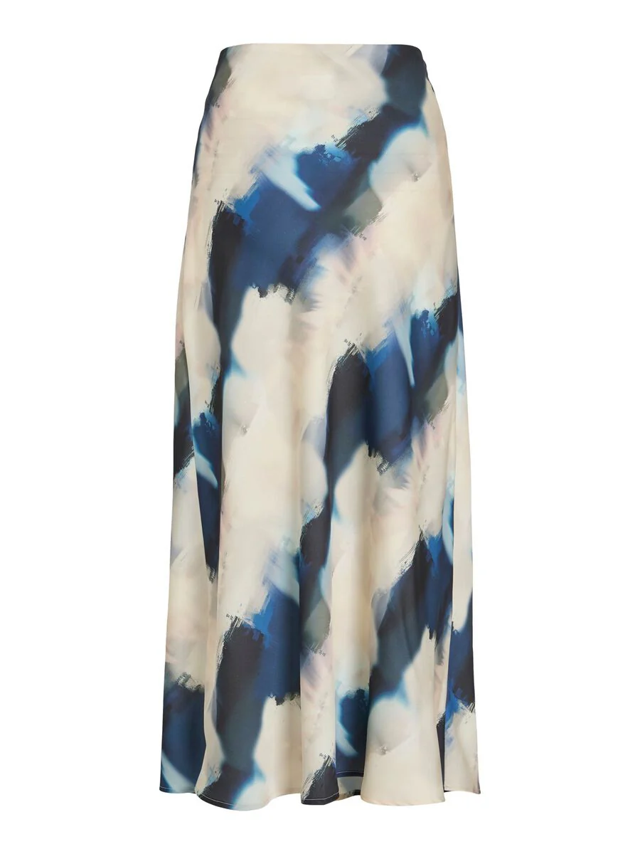 Vielette High Waisted Maxi Skirt (Navy Blazer/Hia Blue) - Image 7