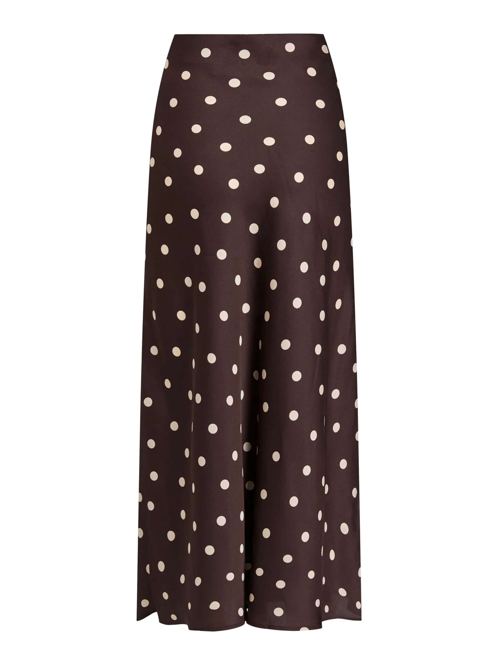 Vielette High Waisted Maxi Skirt (Sandshell/Coffee Bean) - Image 6