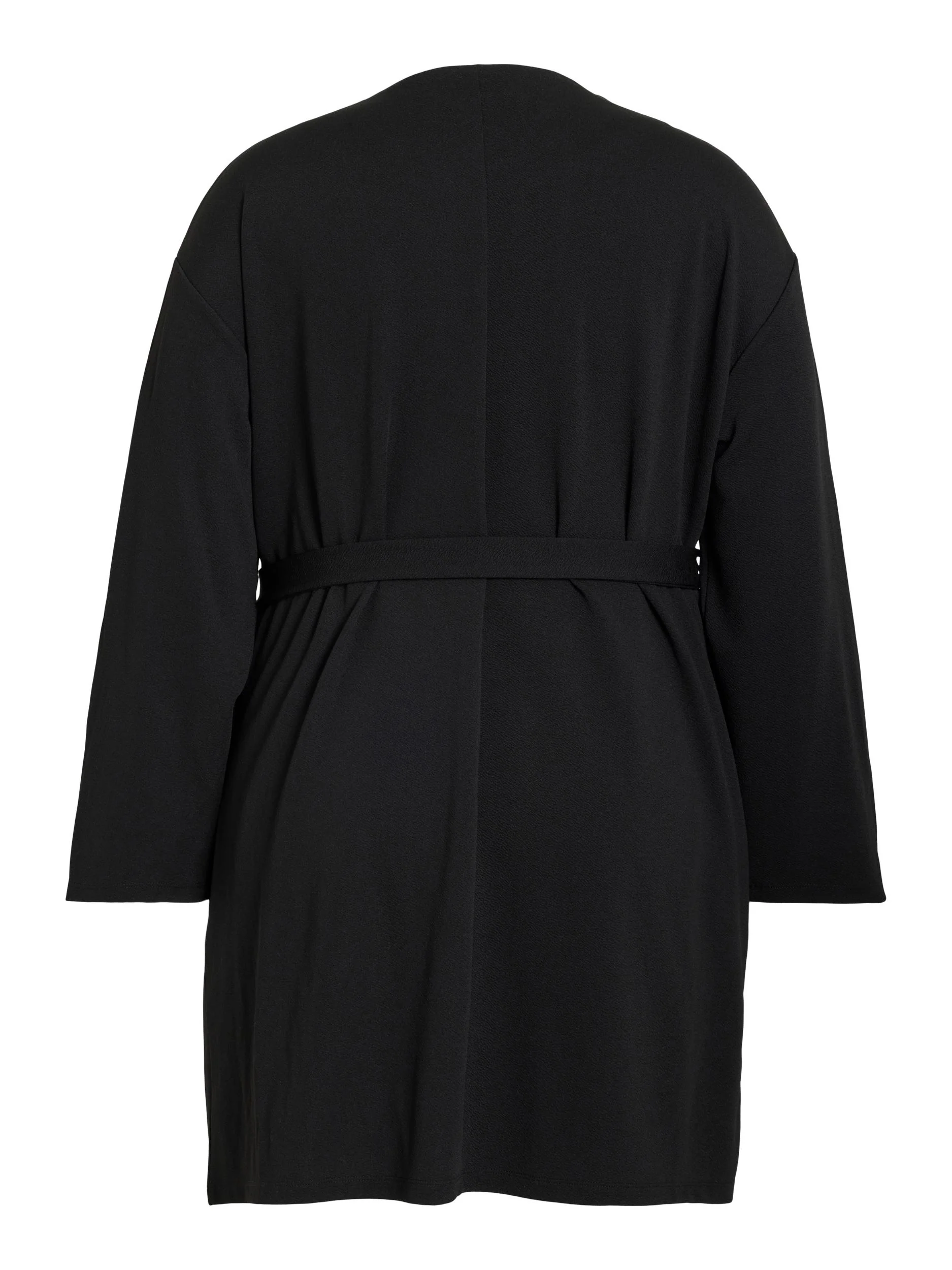 VILMA OPEN L/S COAT (BLACK) - Image 4