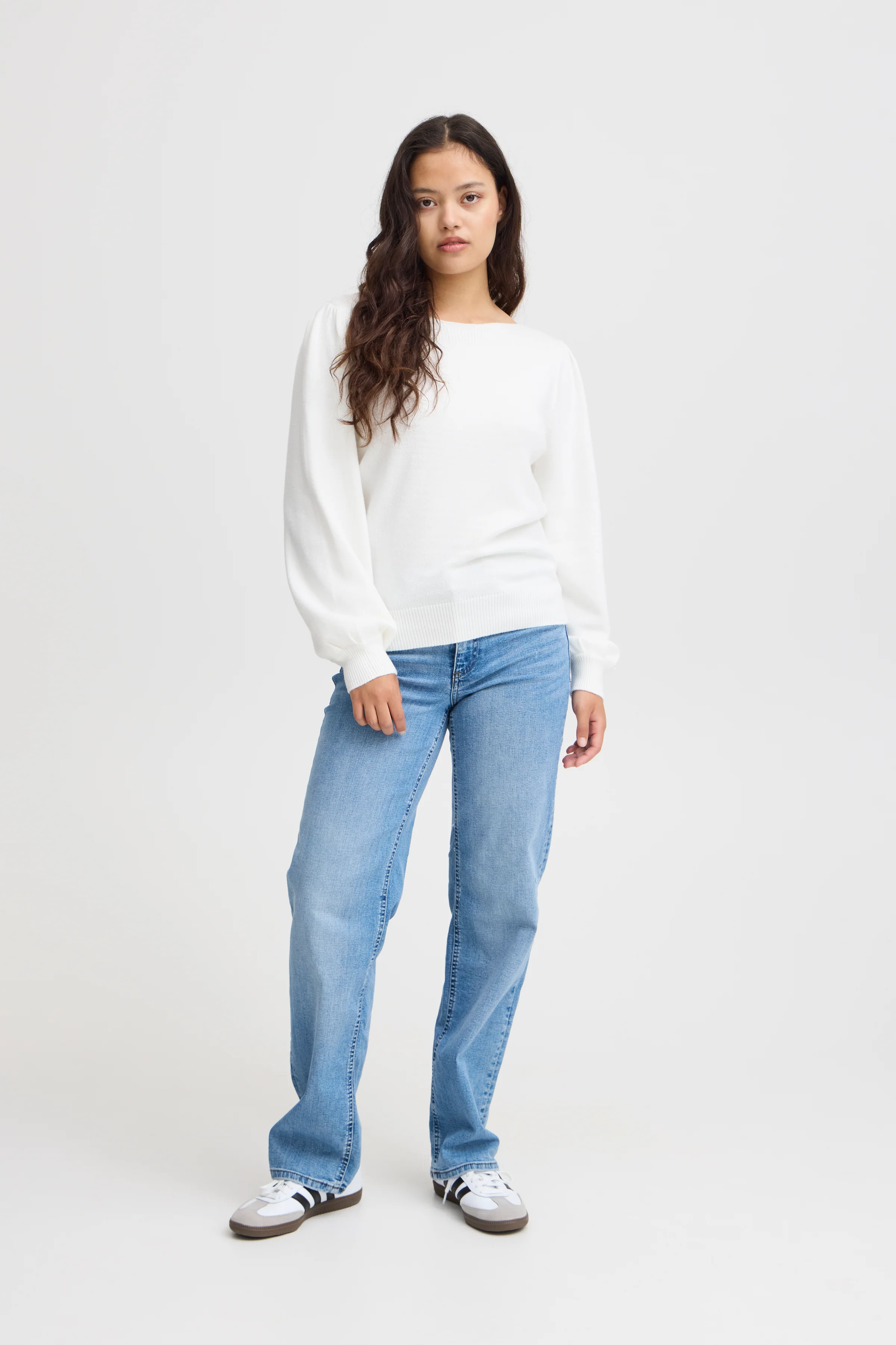 Virelle Boatneck Jumper (Cloud Dancer) - Image 2
