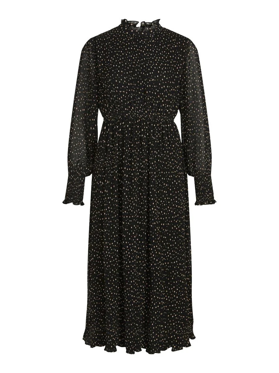 Vita High Neck Dress (Black) - Image 6