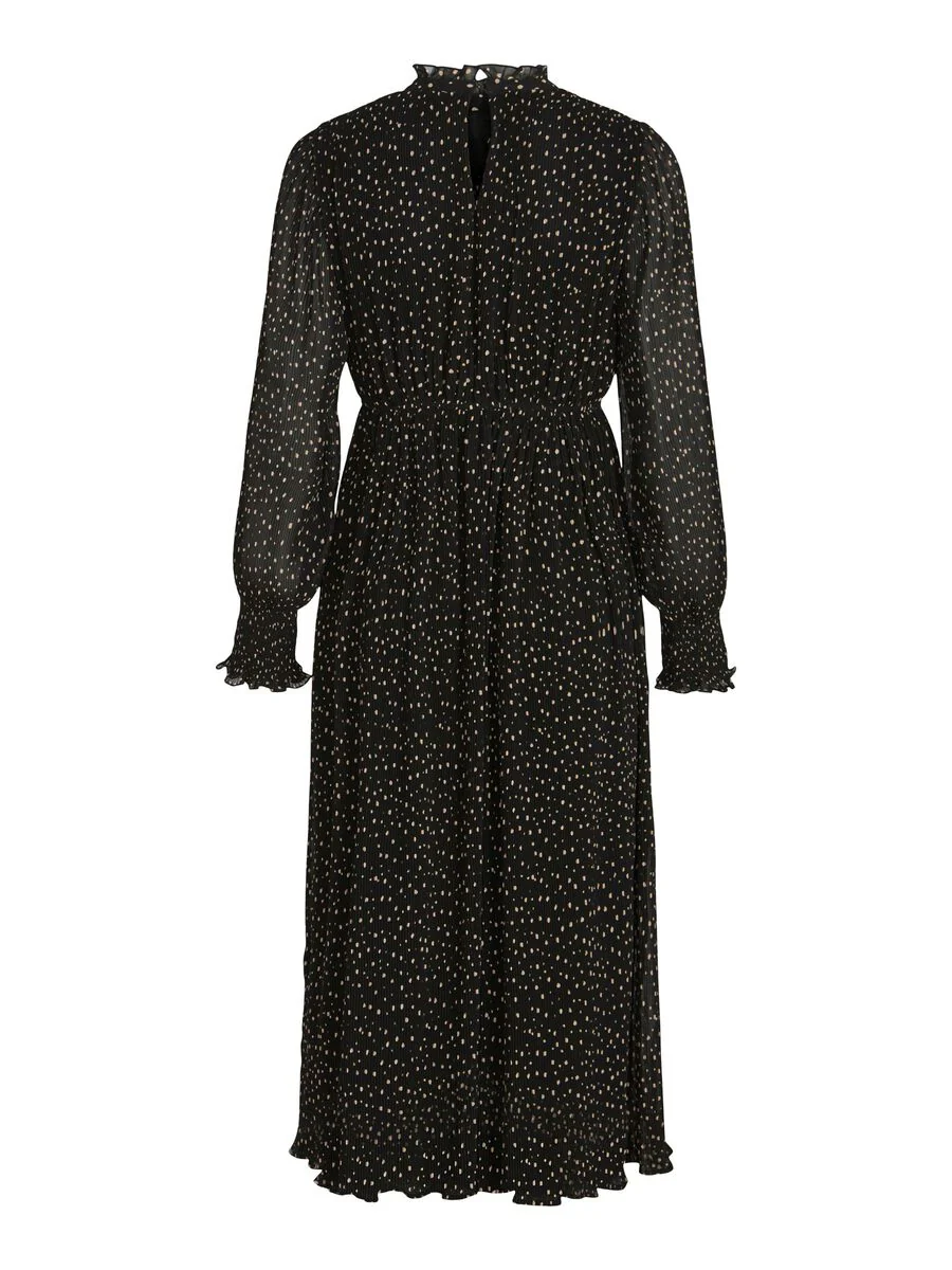 Vita High Neck Dress (Black) - Image 7