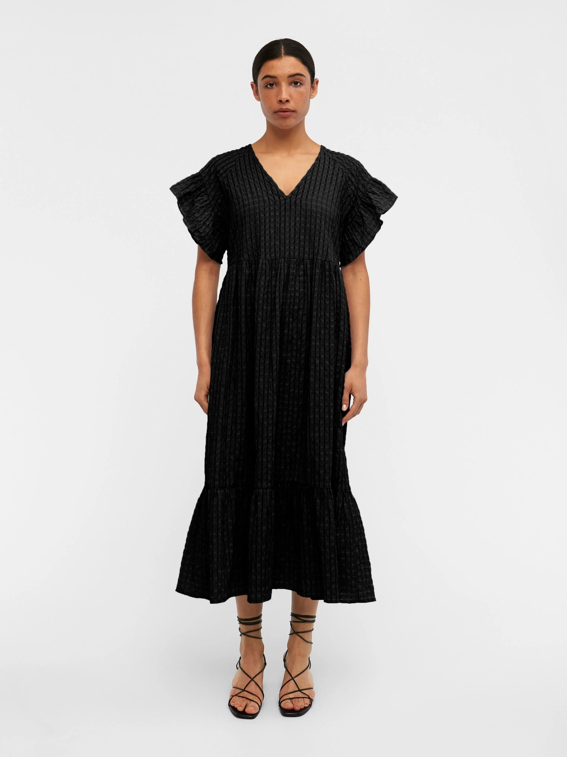 Vitar Maxi Dress (Black) - Image 5
