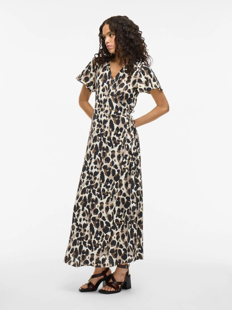 Viv Wrap Maxi Dress (Birch/Astrid) - Image 2