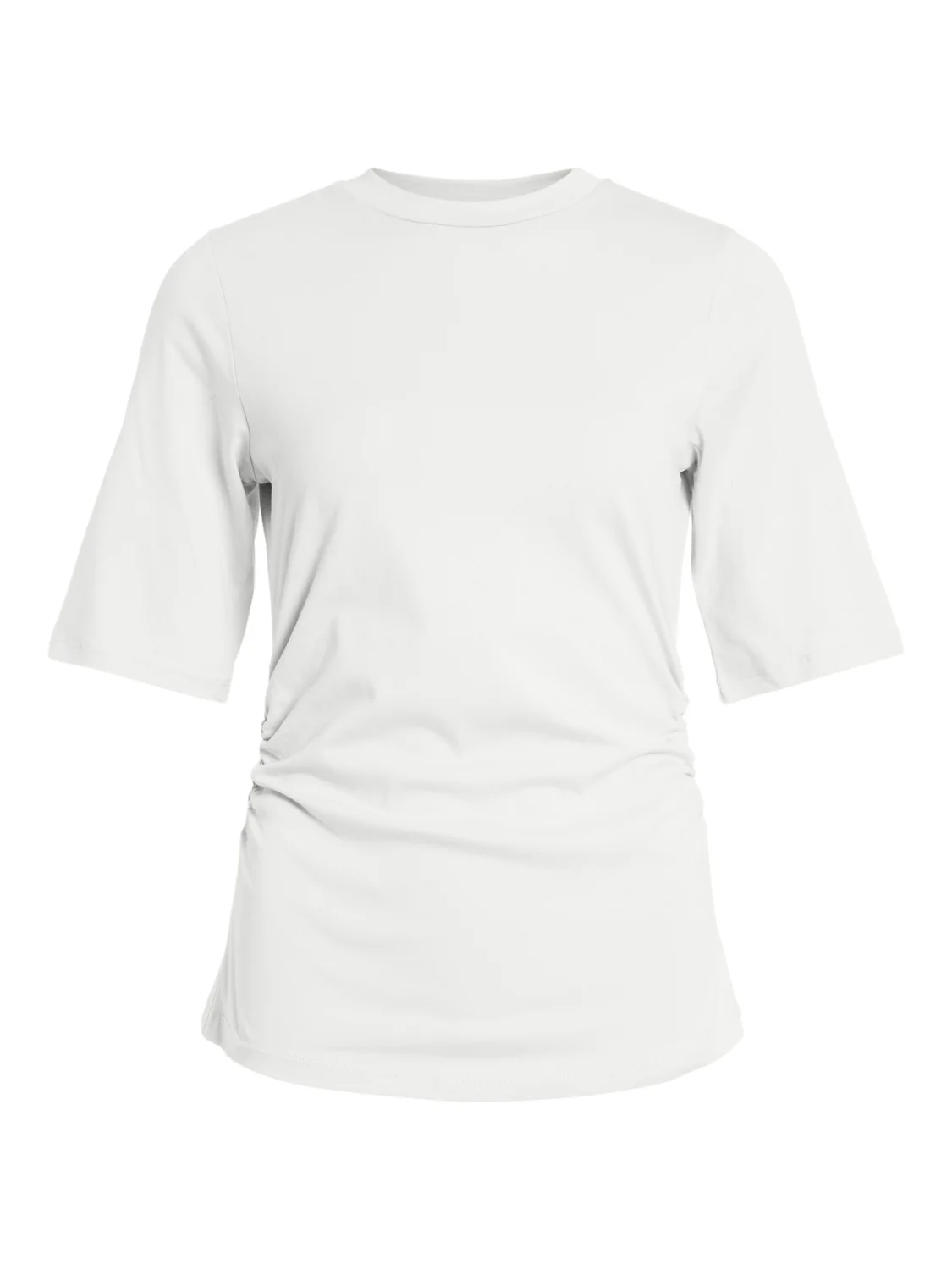 Vivian Cinched Waist T-Shirt (Cloud Dancer) - Image 3