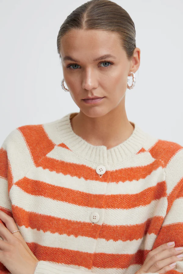 Voke Cardigan (Sandshell) - Image 3