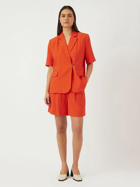Weston High Waisted Shorts (Cherry Tomato) - Image 5