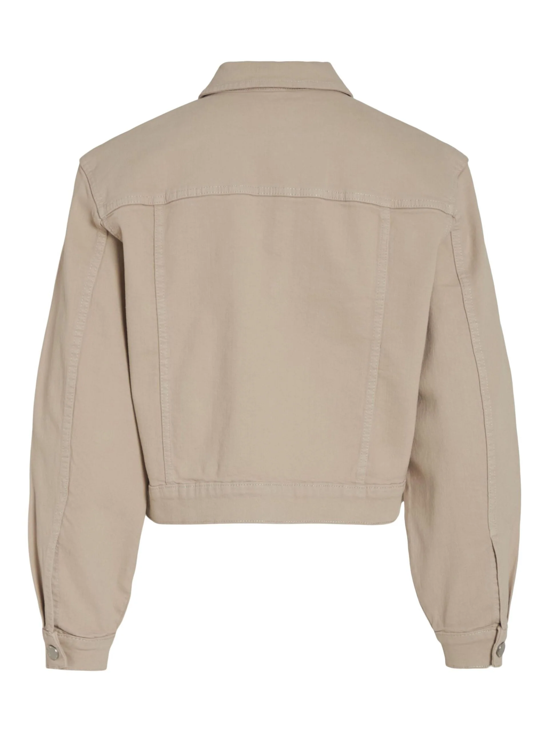 WEYLIE DENIM JACKET (FEATHER GREY/BEIGE) - Image 8