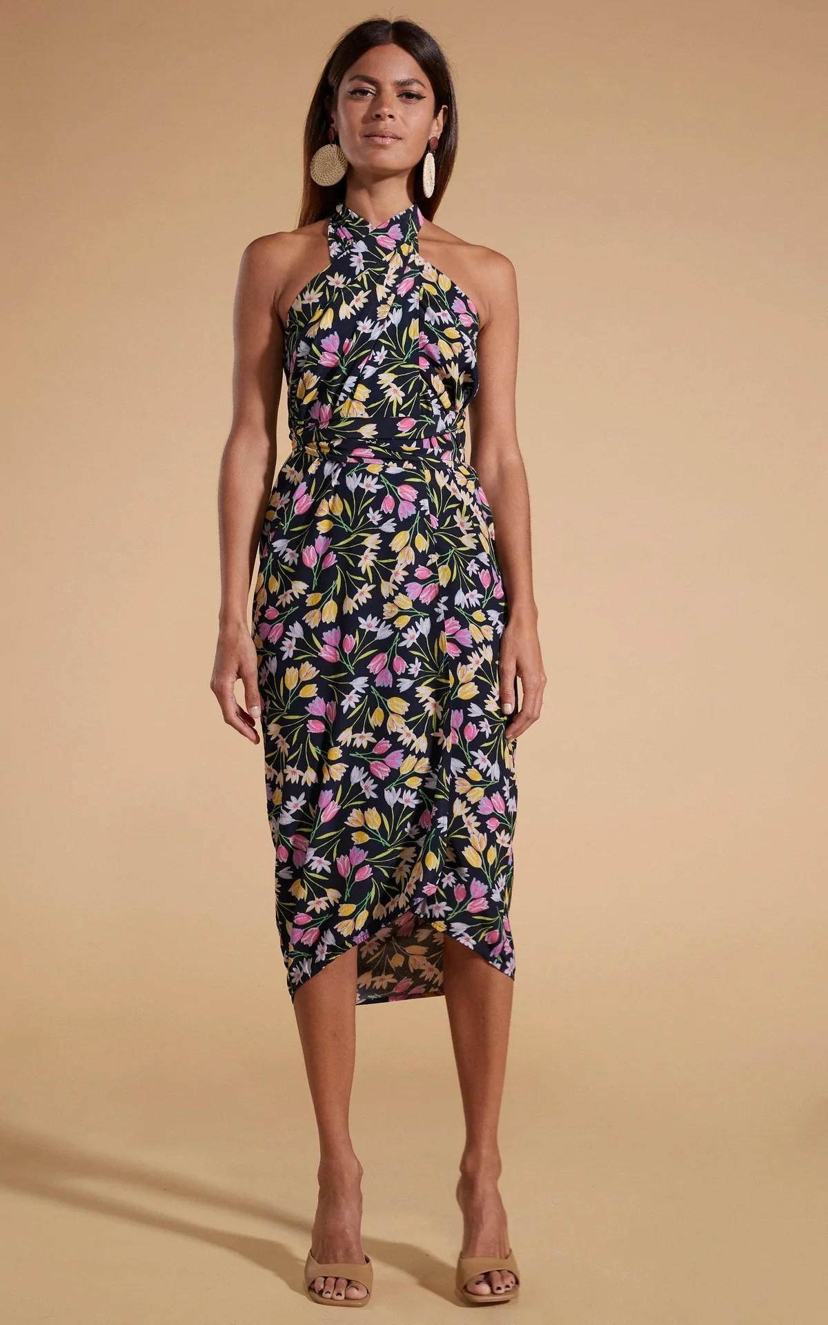 Whitney Maxi Wrap Skirt (Citrus Tulip) - Image 5