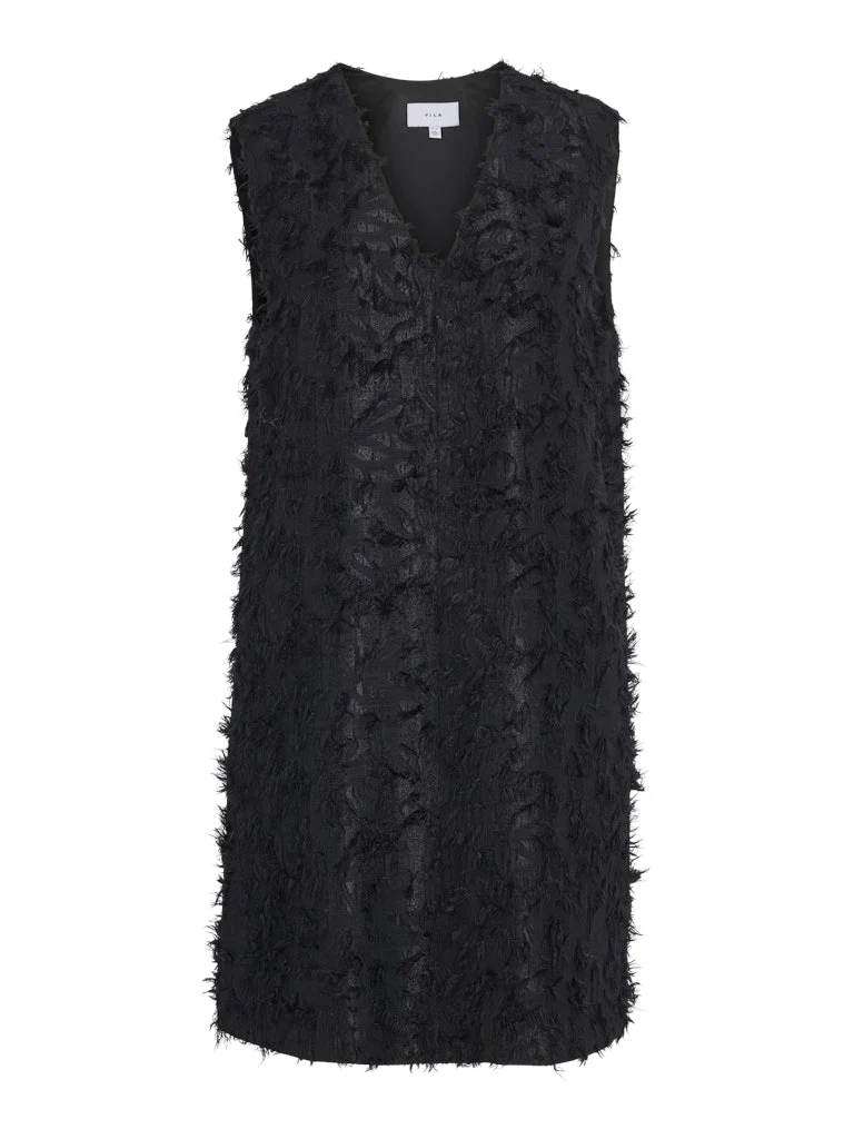 Wilma Sleeveless Mini Dress (Black Beauty) - Image 2