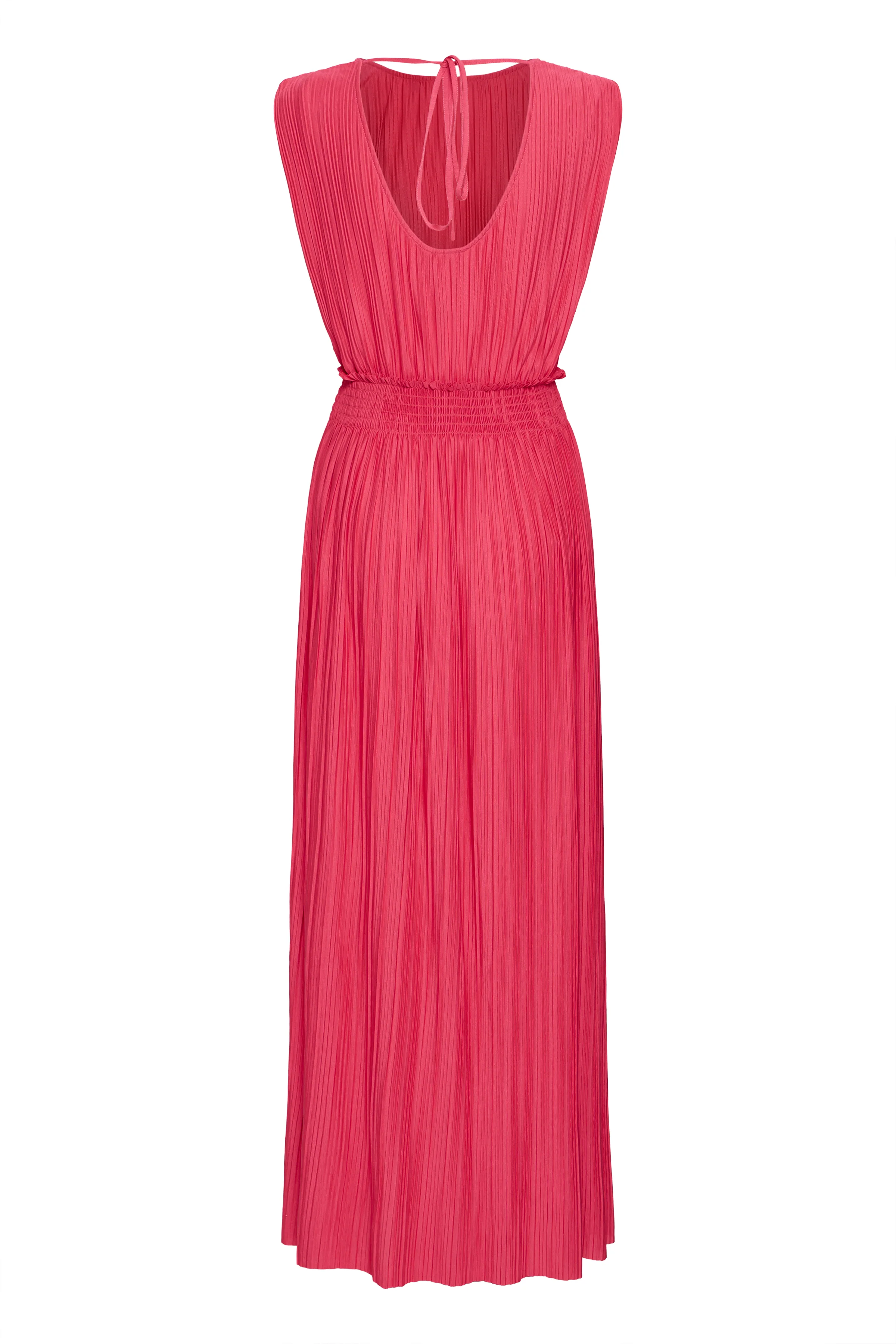 Yvette Sleeveless Maxi Dress (Bright Rose) - Image 6
