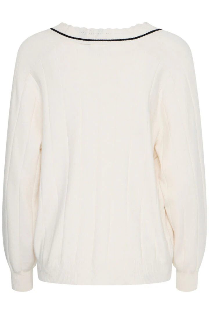 Zanora V-Neck Jumper (Birch) - Image 9